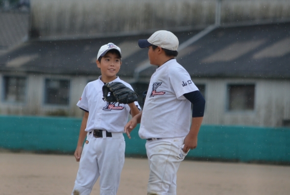 大雨の中の下松大会